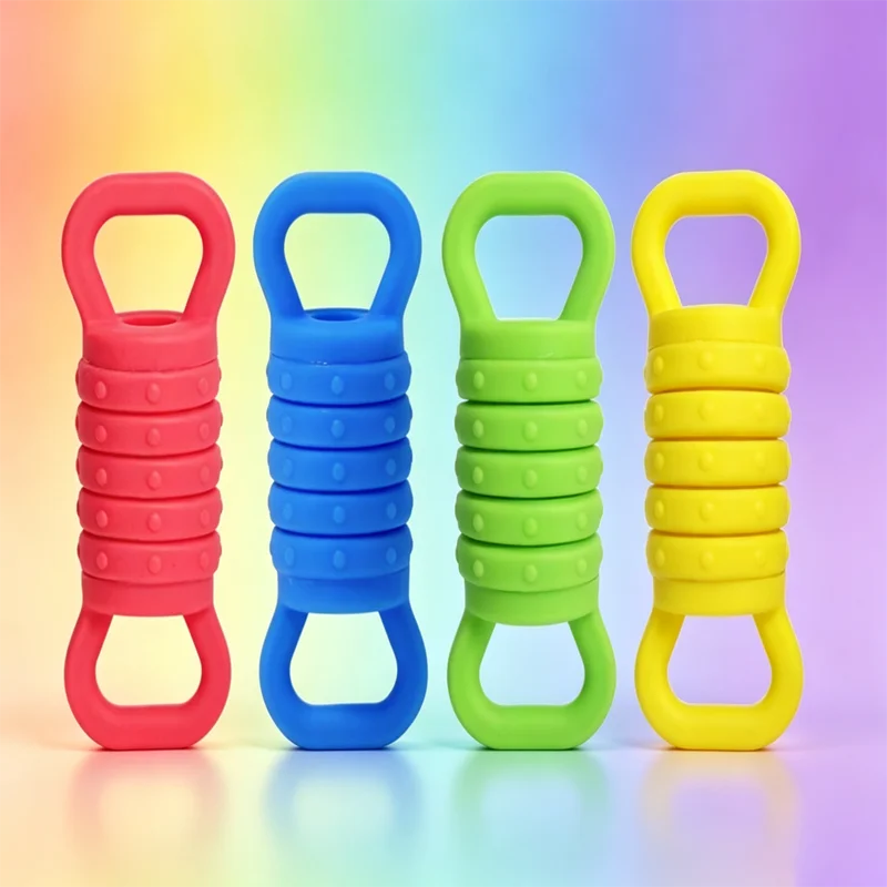 Sensory Silicone Pull Fidget Toy Hand Strength Trainer Anti‑Stress Fidget Toy for Autism ADHD Educational Party Favor Toy Gifts