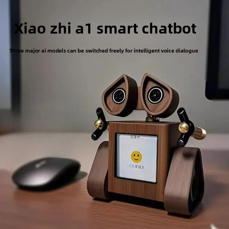 ESP32-S3 AI Voice Assistant Smart Speaker Desktop Robot with 0.71
