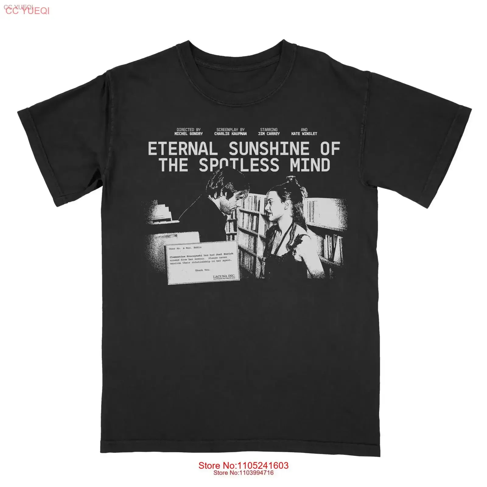 Eternal Sunshine of the Spotless Mind T Shirt Movie Merch Lover Cinephile ESOTSM A24 Streetwear Vintage FRONT PRINT vintage