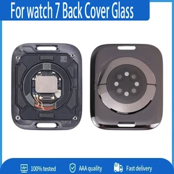 For Apple Watch Series 7 Back Cover Charge Flex Glass Sensor Door Middle Frame Case Series 7 41mm 45mm Housing Parts