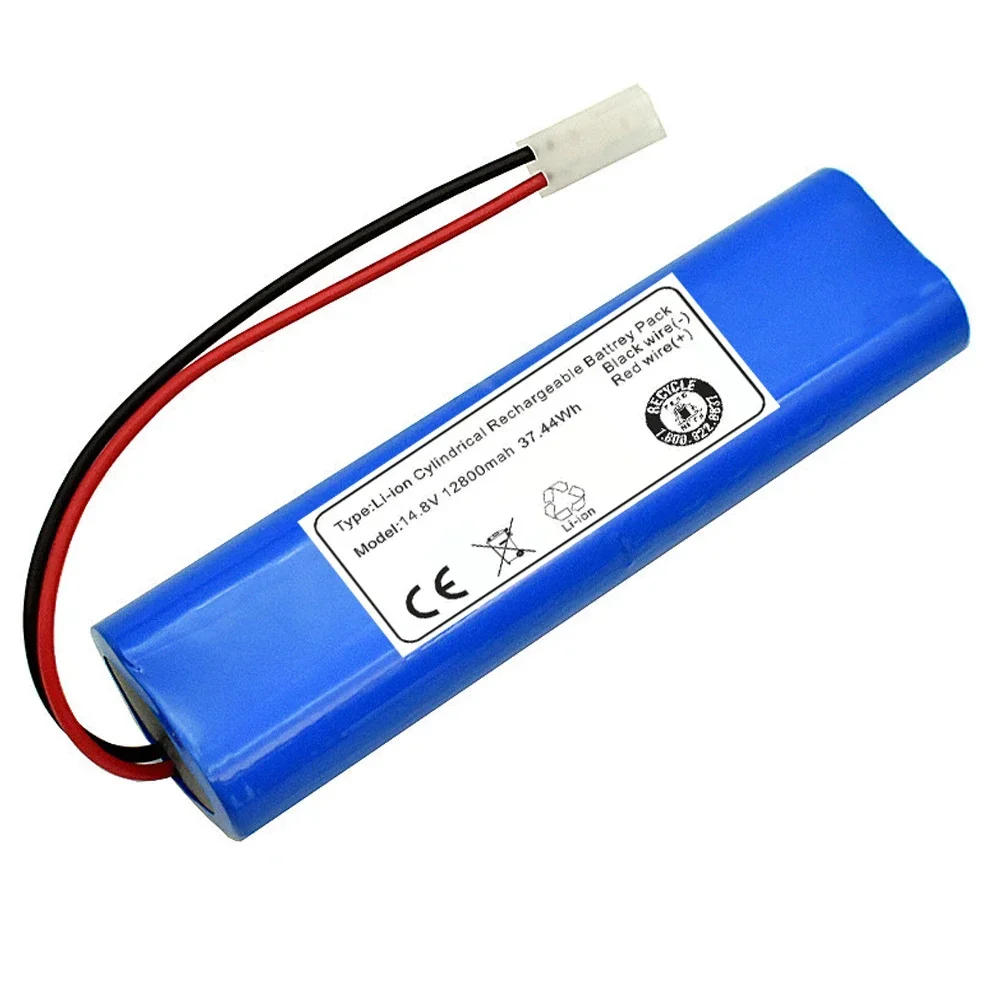 2022 New 14.8V 12800mAh Battery Pack for Qihoo 360 S6 Robotic Vacuum Cleaner Spare Parts Accessories Replacement Batteries