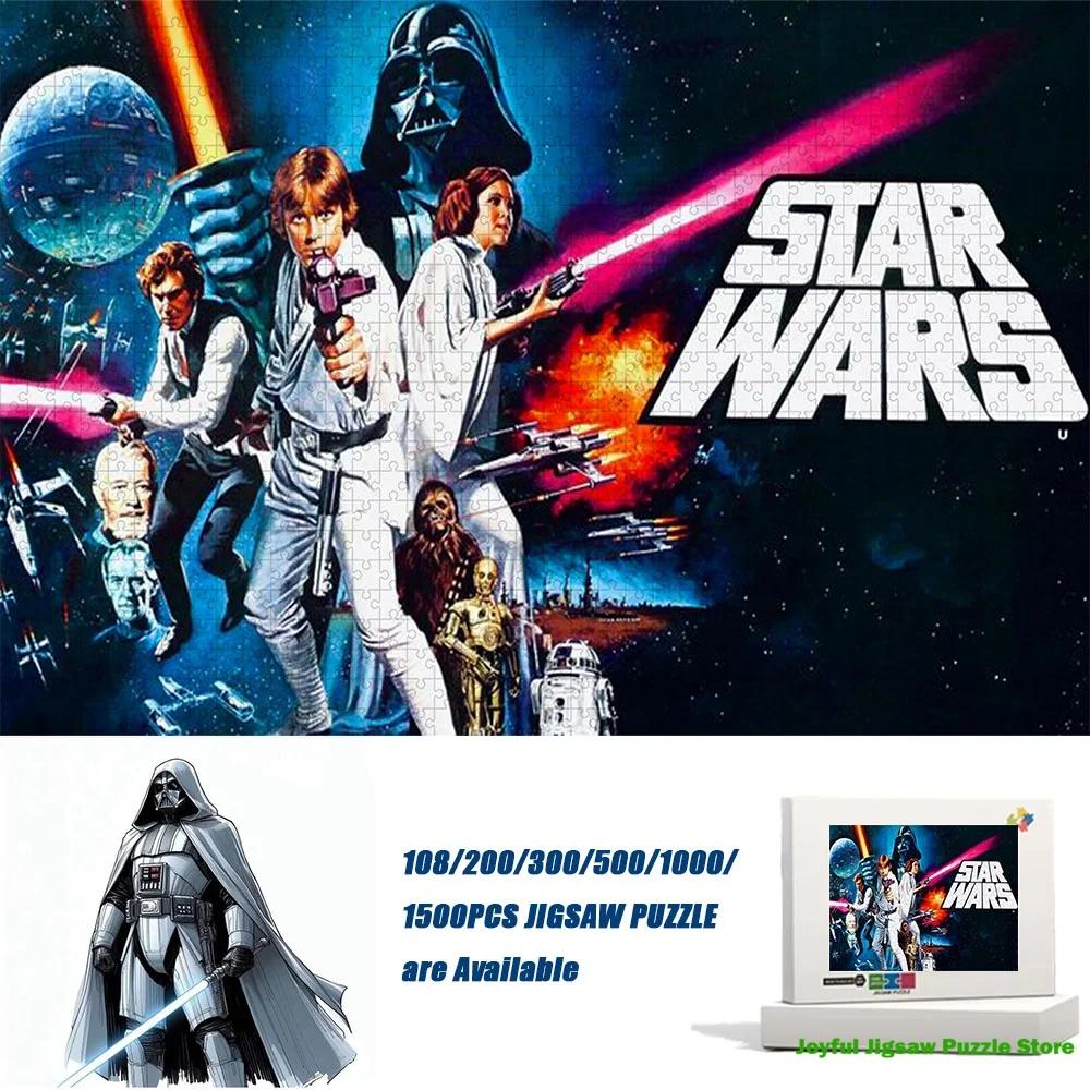 

Star Wars Character Jigsaw Puzzle Relaxing Decompression Toy Learning Educational Game Premium Gift for Festival Birthday