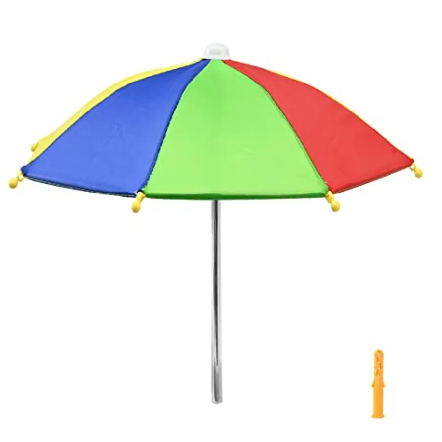 

Squirrel Feeder Umbrella, Squirrel Picnic Table Umbrella for Outside, Replacement Mini Umbrella for Squirrel Multicolour