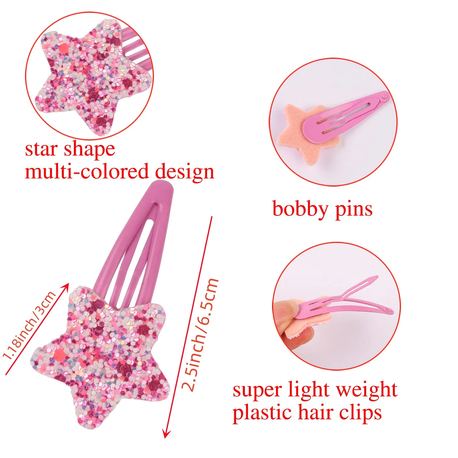 2/10pcs Glitter Crown Hair Clips Cute Children Girls Hairpins Candy Colors Crown Hairpin Kids Barrettes Hair Accessories