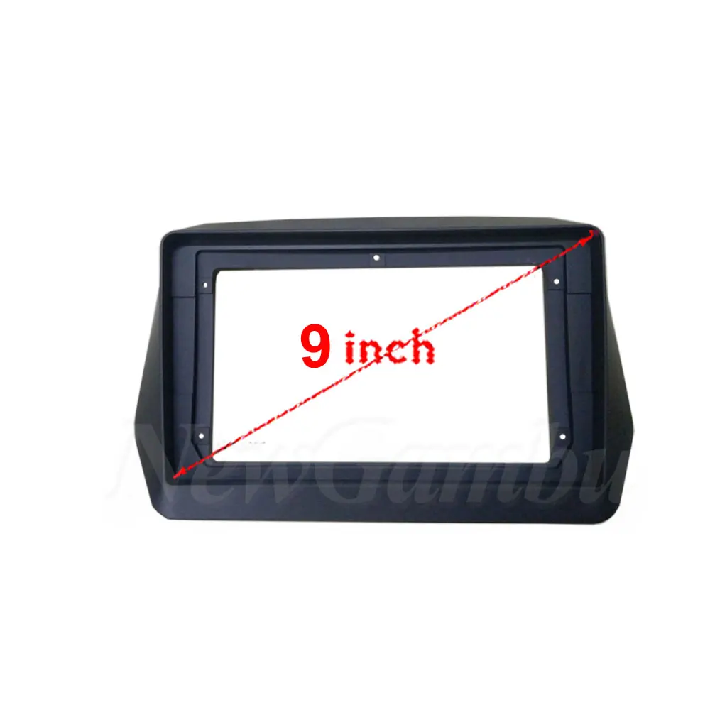 NewGambu 9 Inch Radio Fascia fit For Brilliance Jinbei T20S T22S 2019 Frame Player Install Surround Trim Panel Audio Frame Cover