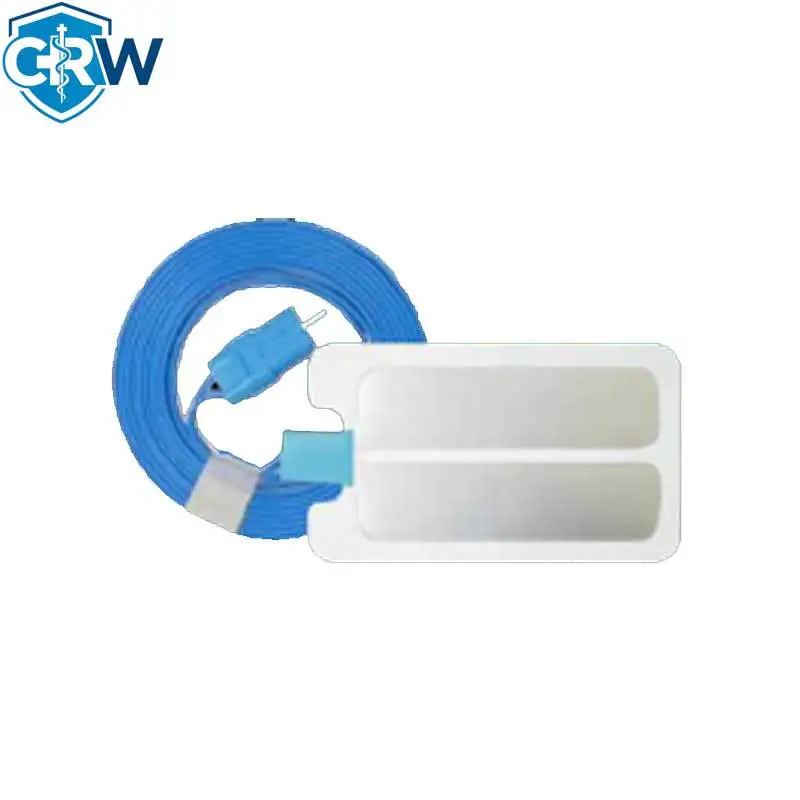CRW GB910 Adult Monopolar Ground Electrode Pad Disposable Patient Return Medical Pads Latest Technology for Electrophysiology St