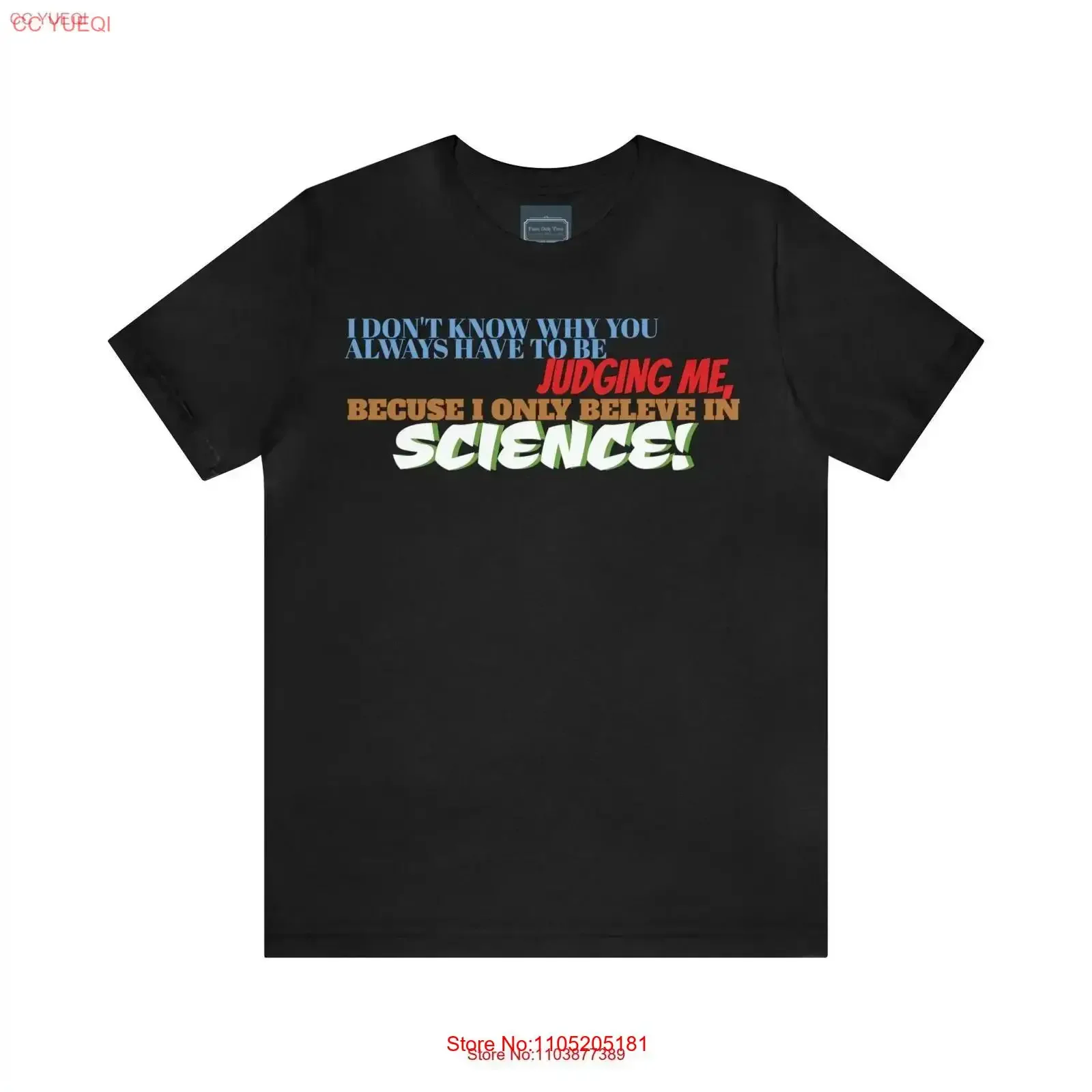 Jersey T Shirt Nacho Libre Movie Quote believe in Science it's a thing vintage Washed Slightly Casual Comfortable Soft