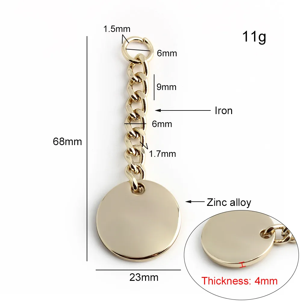 10pcs 50pcs Customize Leather Bag glaze Round Tags chain Leather Luggage tags Personalized baggage tag Customized