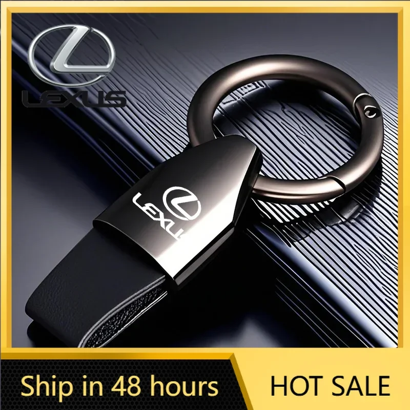 

Car Sticker Luxury Men Women Suede/Metal Key Chain Fashion Keychain Key Ring Holder For Lexus LS LC RZ IS350 ES300 GS350 CT200h