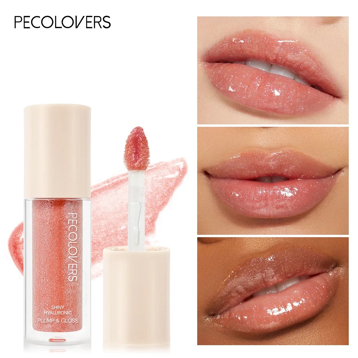 Moisturizing Lasting Shiny Pink Mirror Liquid Lipstick Glitter Pearl Lip Gloss Lip Oil Shine Lipglaze Makeup Cosmetic