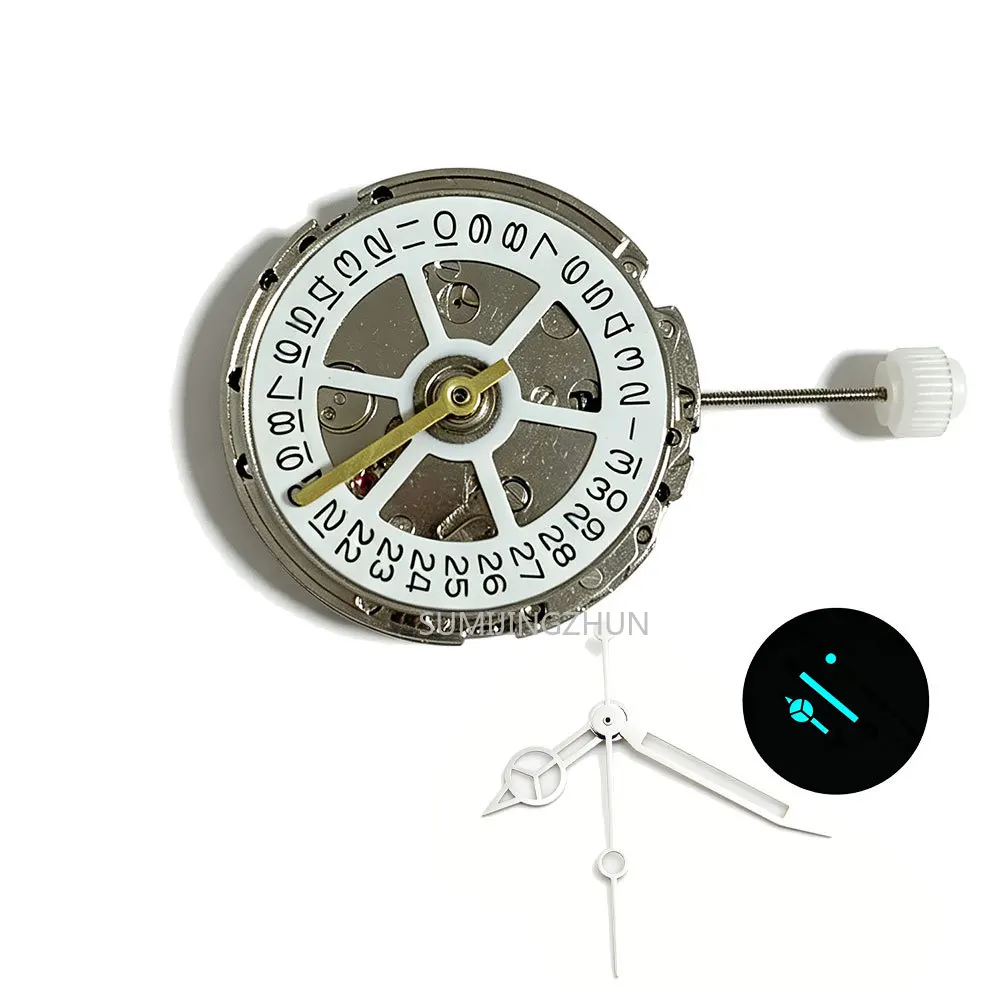 2813/8205 Automatic Mechanical Watch Movement Single Calendar for SUB Watch Mod DIY Watchmaking Parts Optional Luminous Hands