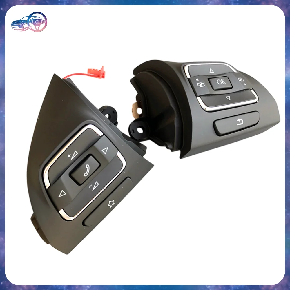 

Multifunction Steering Wheel Buttons for VW Golf MK6 Magotan Tiguan 5C0959537B 5C0959538B Car Audio Control Switch