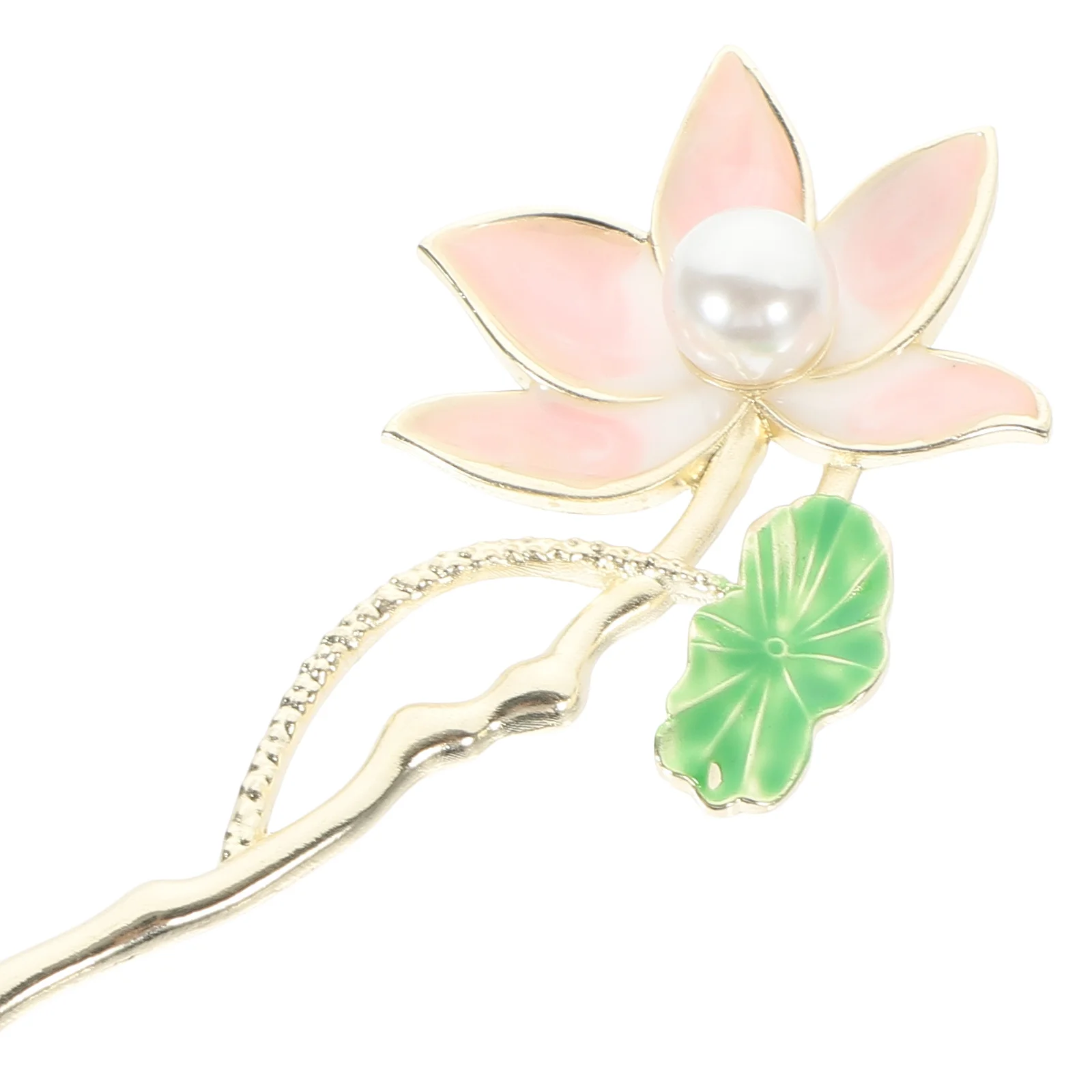 

Lotus Hairpin Elegance Chinese Hair Accessories Exclusively Crafted for Women's Hairstyles Lotus Hair Pin