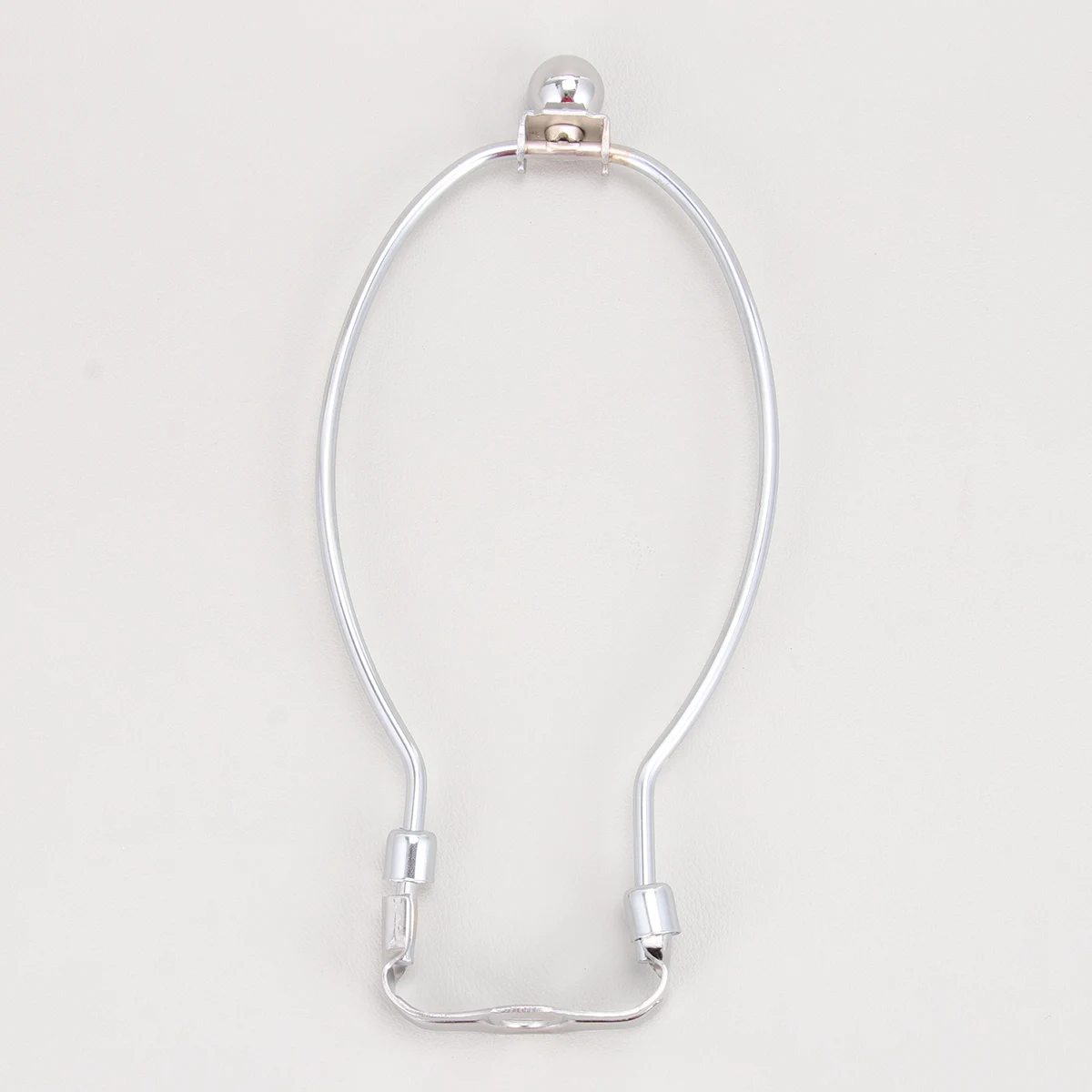 

3 pcs 9 Inch Silver Harp Holder Heavy Duty Metal Lamp Shade Harp Floor Lamp Chrome Plated Horn Bracket Rust Resistant Home Decor