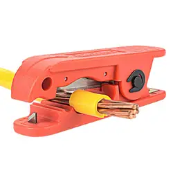 Wire Pliers Tool Handheld Cable Stripping Tool Rotary Cut Type Manual Cable Cutter Quick Insulated Cable Stripper Daily Work