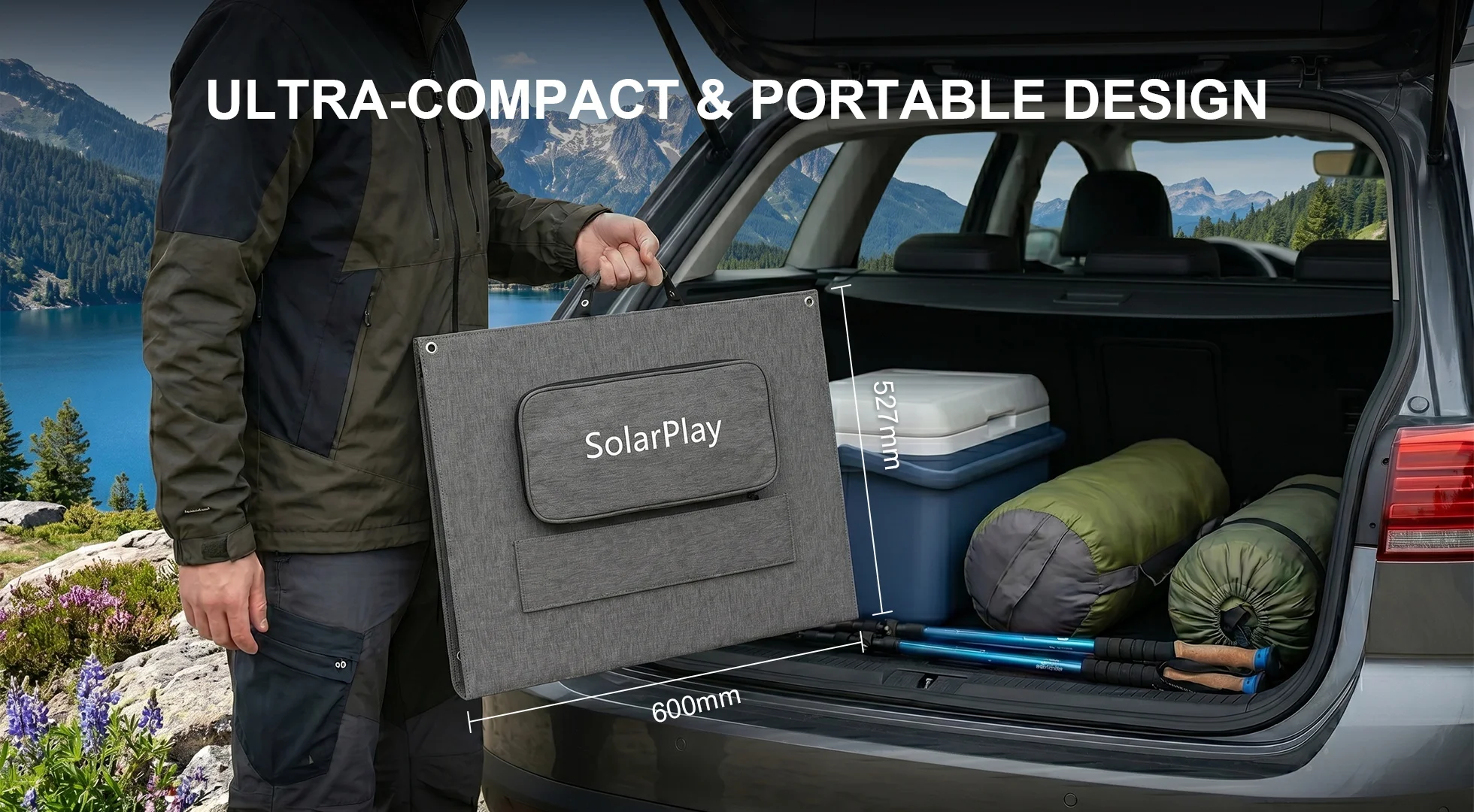 SolarPlay 2400W Powerstation 2160Wh Solargenerator mit 200W Solarpanel-Kit für den Heim- und Außenbereich, Notstrom-Akku – Detail 14