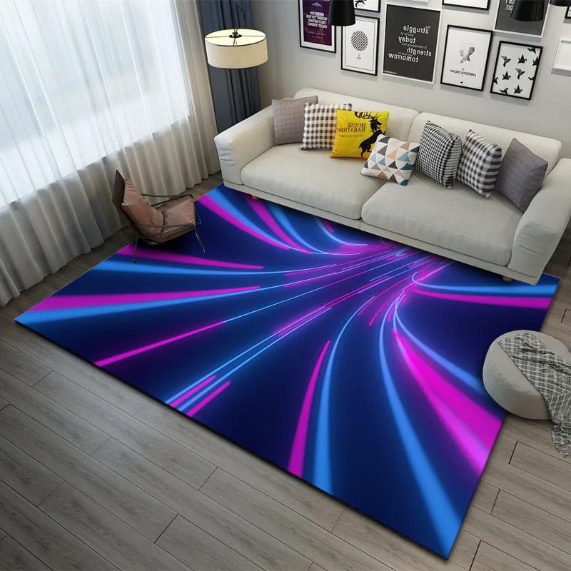 

Velvet Geometric Carpets for Living Room Bedroom Area Rug Kids Bedside Rugs Soft Square Fluffy Home Carpet Sofa Table Decor Mat