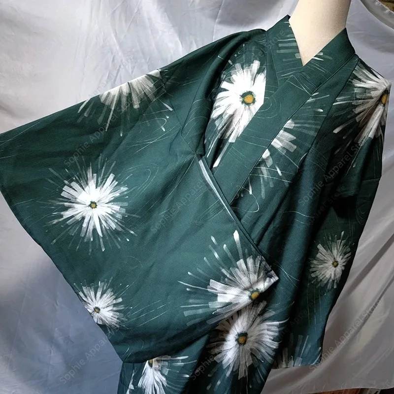 

Японское платье-кимоно юката, легкое дышащее, быстросохнущее, без морщин, традиционное летнее юката для женщин, повседневный фестиваль