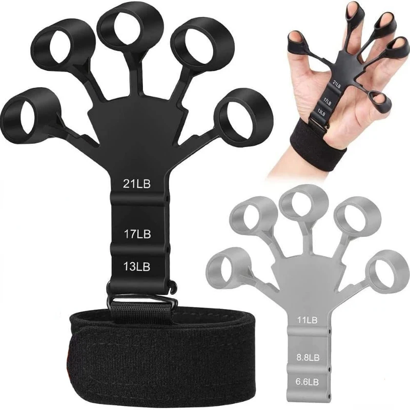 Hand Grip Finger Power Forearm Strength Muscle Recovery Workout Hand Gripper Guitar Finger Gripper Rehabilitation Accessories