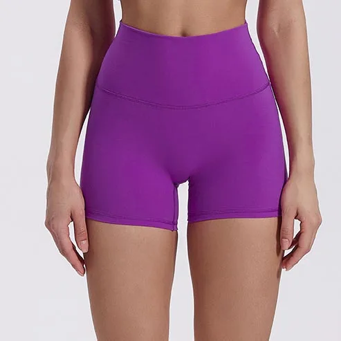 SHINBENE High Waist Gym Sport Shorts Sexy Hip-up 4