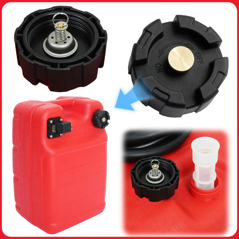 For Yamaha 12/24L Gas Tank Cap Cover OEM 6YJ-24610-01 Engine Threaded Fuel Tanks Caps Proof Motor Gas Oil Tanks Cover