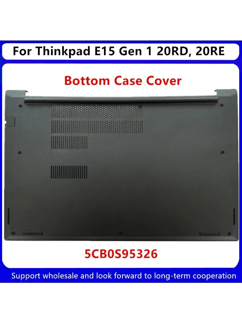 Nowa Obudowa Dolna Podstawa Kailxuling Thinkpad E15 Gen 1 20RD 20RE FE5A0 5CB0S95326 AP1D6000400 Czarna — zdjęcie produktu 3