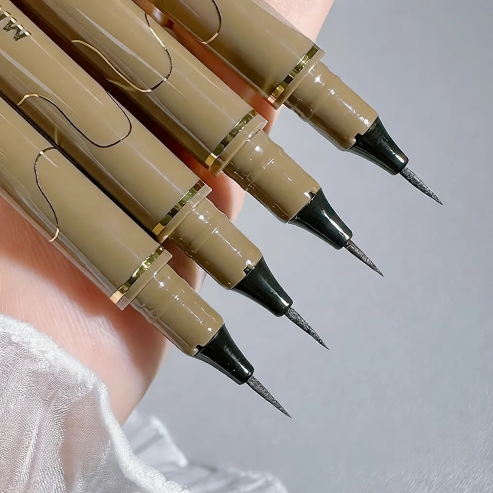 Long Lasting Waterproof Liquid Eyeliner Pen Soft Cotton Tip Easy Application Quick Dry Makeup Tool Professional Cosmetic