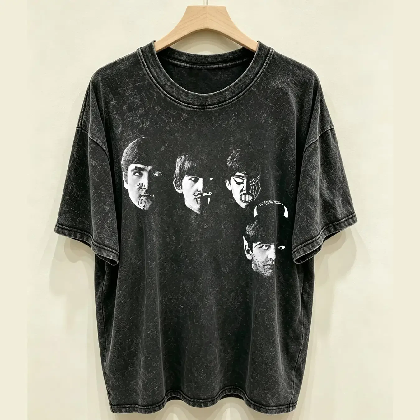 washed T Shirt Meet the Residents  All Sizes S to 5 XL T01 vintage Washed designer clothes Slightly graphic Casual Comfortable