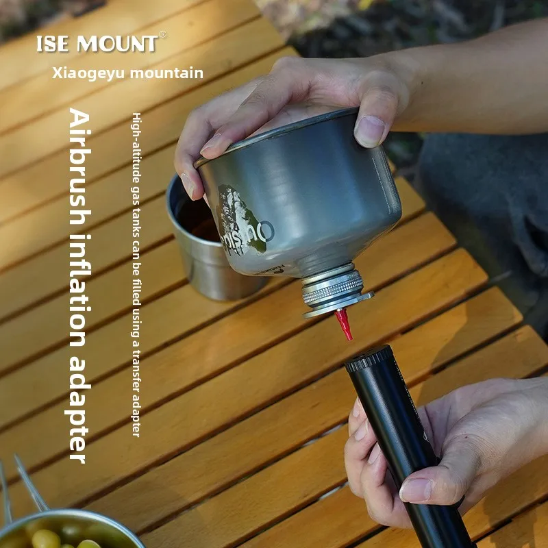 يمكن استخدام فوهة تعبئة خزان الغاز للكاسيت لتضخيم الولاعات وبنادق اللحام وإكسسوارات التخييم ومحولات خزان الغاز