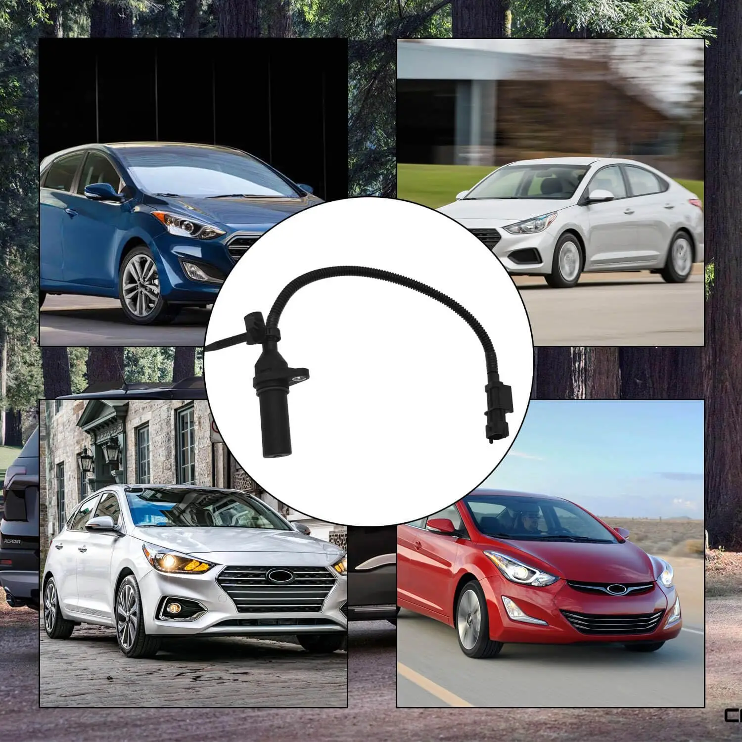 Датчик положения коленчатого вала 1/10 шт. для Hyundai i20 i30 i40 Veloster Accent Elantra KIA RIO 1,6 л 1,8 л Kia 391802B000 39180-2B000