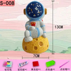 Piggy Bank Children's Handicraft DIY Point Drilling Piggy Bank Ornaments Sticker Diamond Painting Vinyl Doll Children Toys Gift