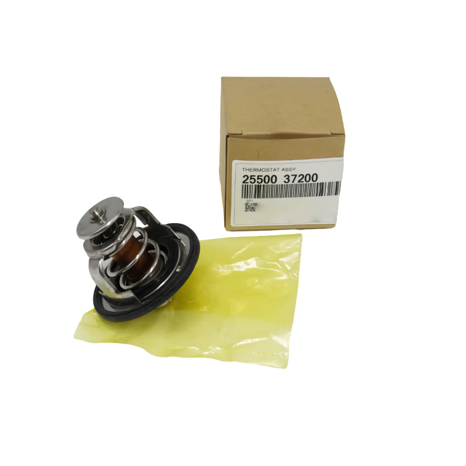 New 1Pc Coolant Thermostat 25500-37200 For Hyundai Kia Santa Fe Terracan Tucson Sorento Sportage 2550037200