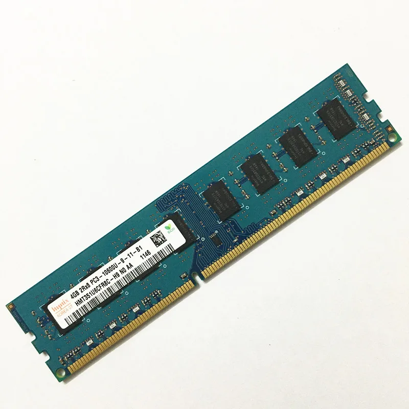 Hynix Rams DDR3 4 Go 2Rx8 PC3-10600U-9 agne mémoire 4 Go 1333MHz entièrement compatible