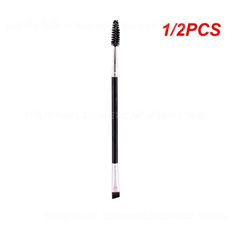 1/2PCS Angled Professional Versatile Easy-to-use Trendy Durable Popular Spoolie Brush For Gentle Grooming Eyebrow Shaping