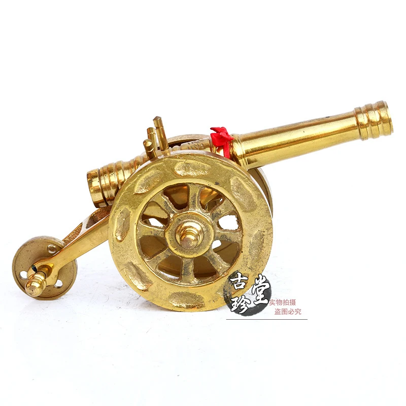Living Room Small , Pure Brass Ornament, Model, Copper Cannon Home Decor, Company Opening Gift