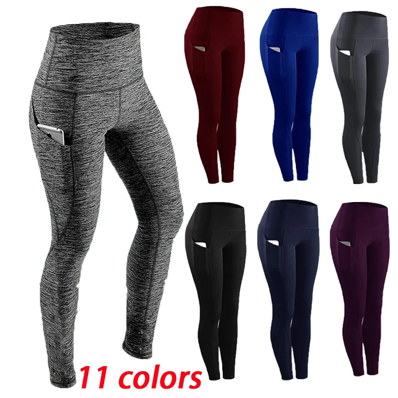 

Fashion Women's High Waist Tight Fitness Sports Tight Belt Pocket Gym Sports Training Running Pants Comfortable Yoga Pants