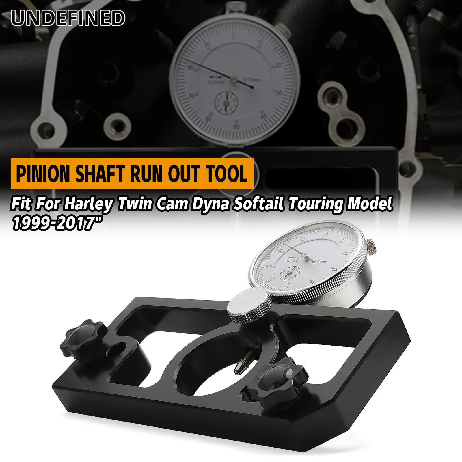 Pinon Shaft Run Out and Gear Drive Backlash Tool For Harley Twin Cam Dyna Softail Touring Model 1999-2017