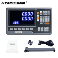 HS800-2P Big Display 2 Axis Lathe Milling Machine DRO Digital Readout уци AC110-240V For Optical Linear Scale Magnetic Sensor
