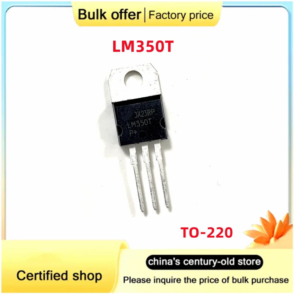 50PCS/Lot Original LM350T LM350 TO-220 Adjustable three-terminal regulator TO-220 direct-plug triode
