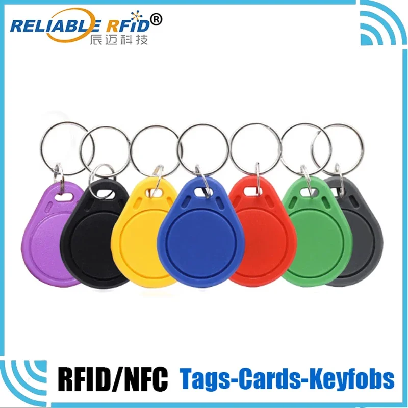 10Pcs READ ONLY ID 125KHz RFID EM4100 Door Entry Access Control High Quality Key Tag Keyfobs TK4100 Chip Proximity Card