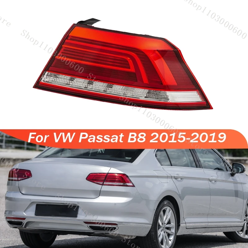 

Rear Tail Light Assembly Signal Lamp For Volkswagen VW Passat B8 2015-2018 2019 Rear Brake Light Warning Tail Lamp Accessories