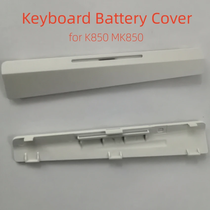 

1 PCS White Keyboard Battery Cover for K850 MK850 Keyboard Back Cover Accessories