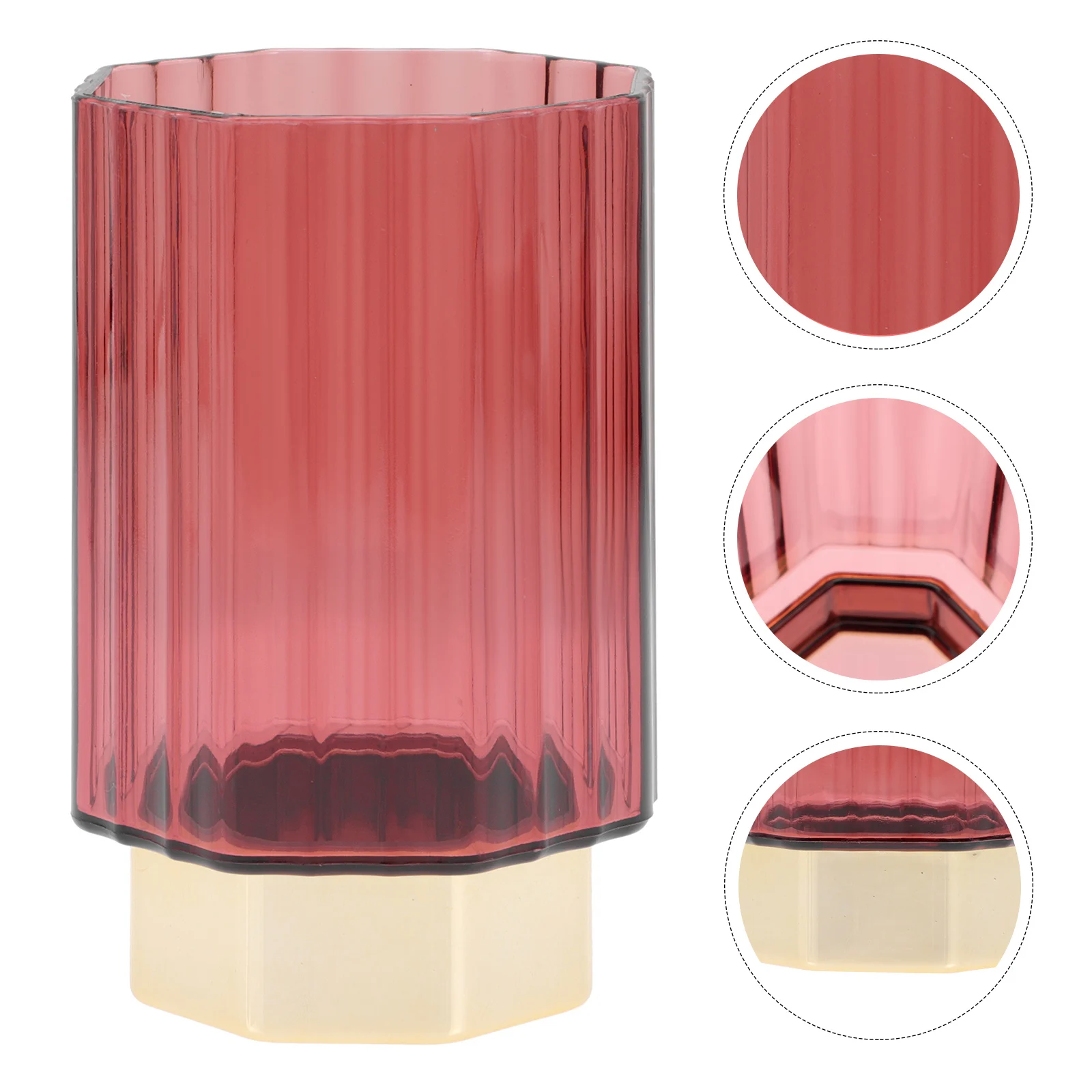 1pcs Makeup Brush Holder Transparent Large Capacity Organizer For Pencil Nail Art Tools Decorative Desk Accessory Pencil Holder