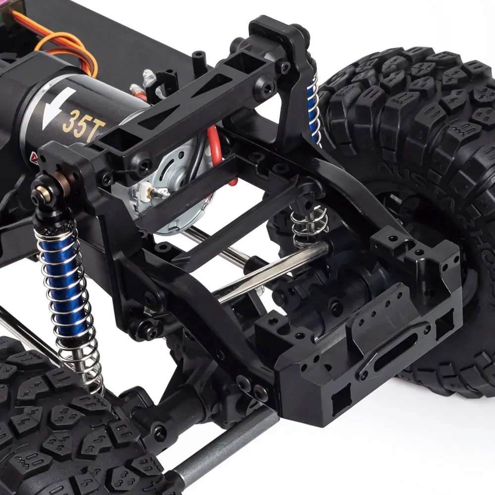 TRX4 2-Speed Gearbox Frame Chassis with 550 35T Motor for 1/10 RC Crawler Car TRX-4 DIY Upgrade Kit Parts