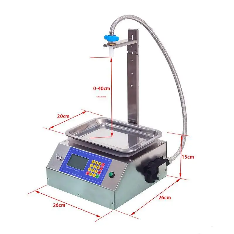 Weighing Liquid Filling Machine Bottle Filling Machine Suitable for Wine Edible Oil Beverages Detergents Shampoo
