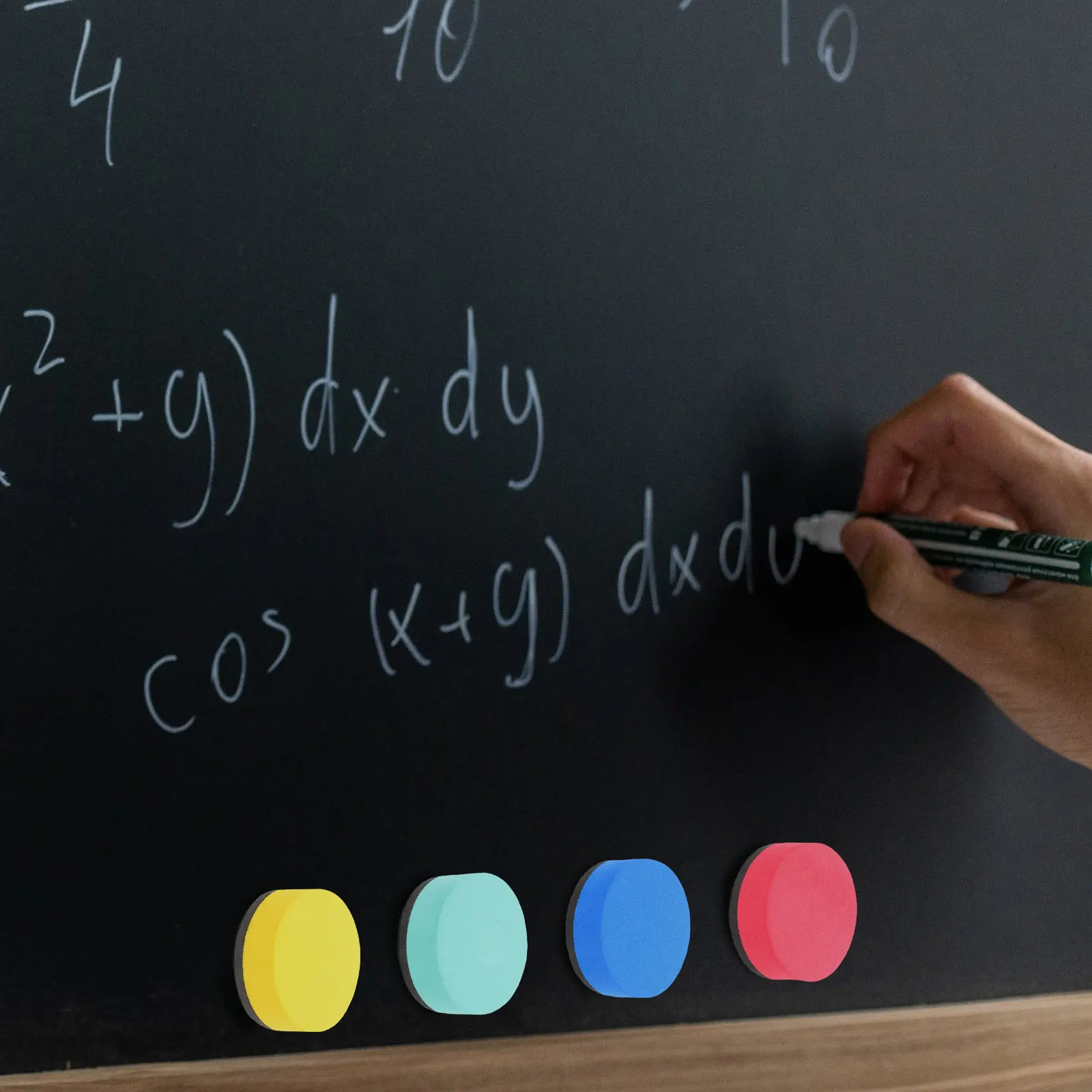 

20pcs Magnetic Whiteboard Eraser EVA Felt School Office Home Use Dry Wipe Clean Blackboard Chalk Board Cleaner Portable