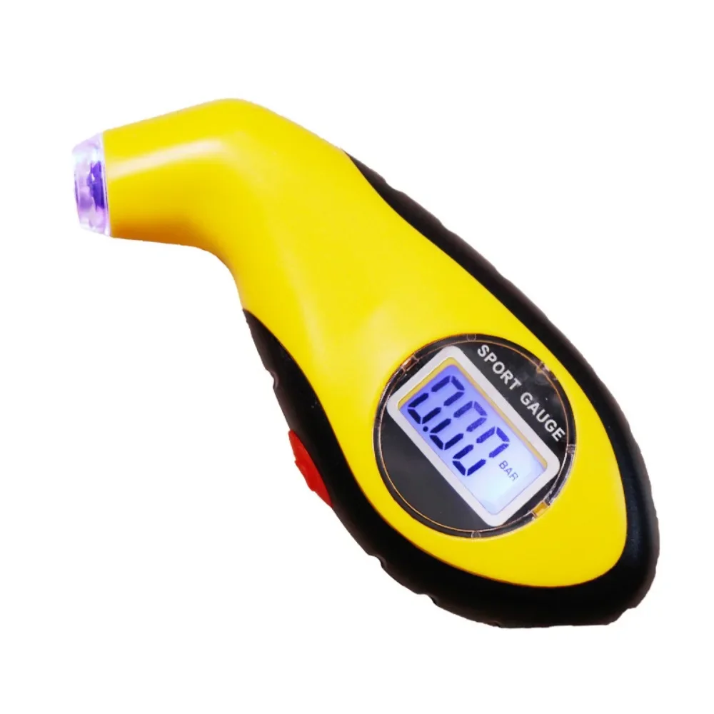 Portable Tire Pressure Gauge High Precision Digital Display Electronic Pressure Detector Automobile Truck Tire Pressure Gauge