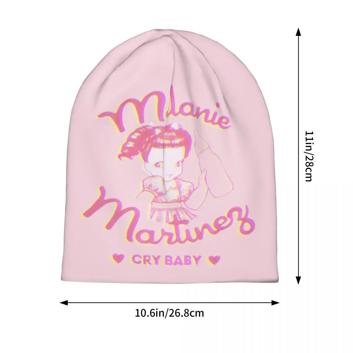 Melanie Martinez Cry Bonnet Hat Autumn Winter Outdoor Skullies Beanies Hat Singer for Men Women Warm Thermal Elastic Caps