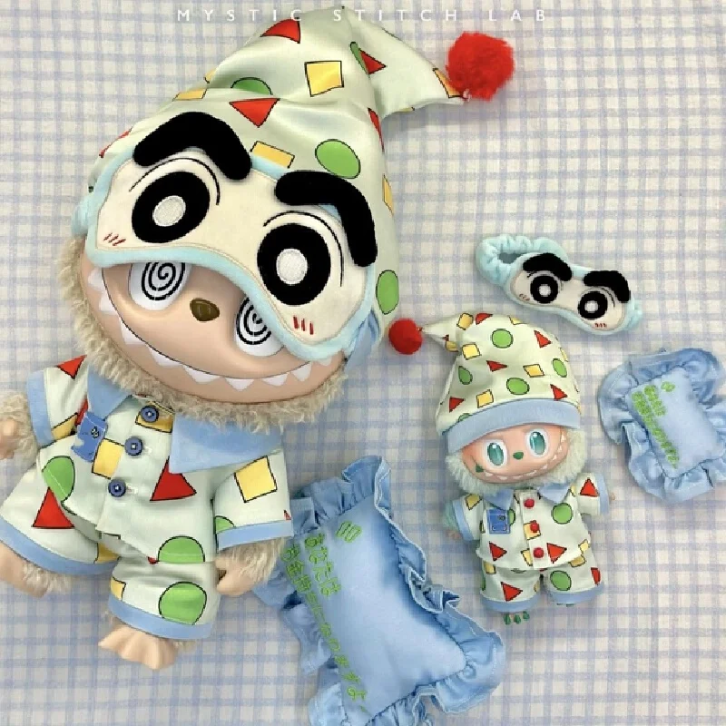 첫 번째, 두 번째, 세 번째 세대의 래브라도 인형용 옷만 있고 인형은 없습니다. 17cm 귀여운 만화 잠옷으로 옷을 입혀주세요.