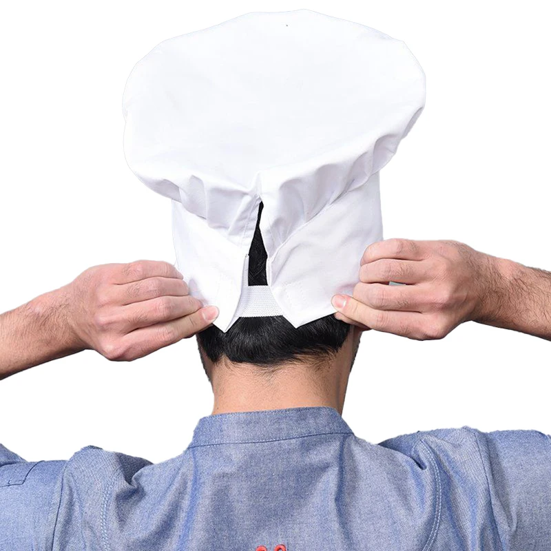 قابل للتعديل تقديم الطعام كوك قبعة 3/2/1 قطعة الشيف المطبخ قبعة العمل لخدمة الطعام فندق مطعم مقصف الطبخ المنزلي #5